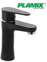 Змішувач для раковини з пластику чорний пластиковий кран для умивальника чорного кольору стильний vegabll