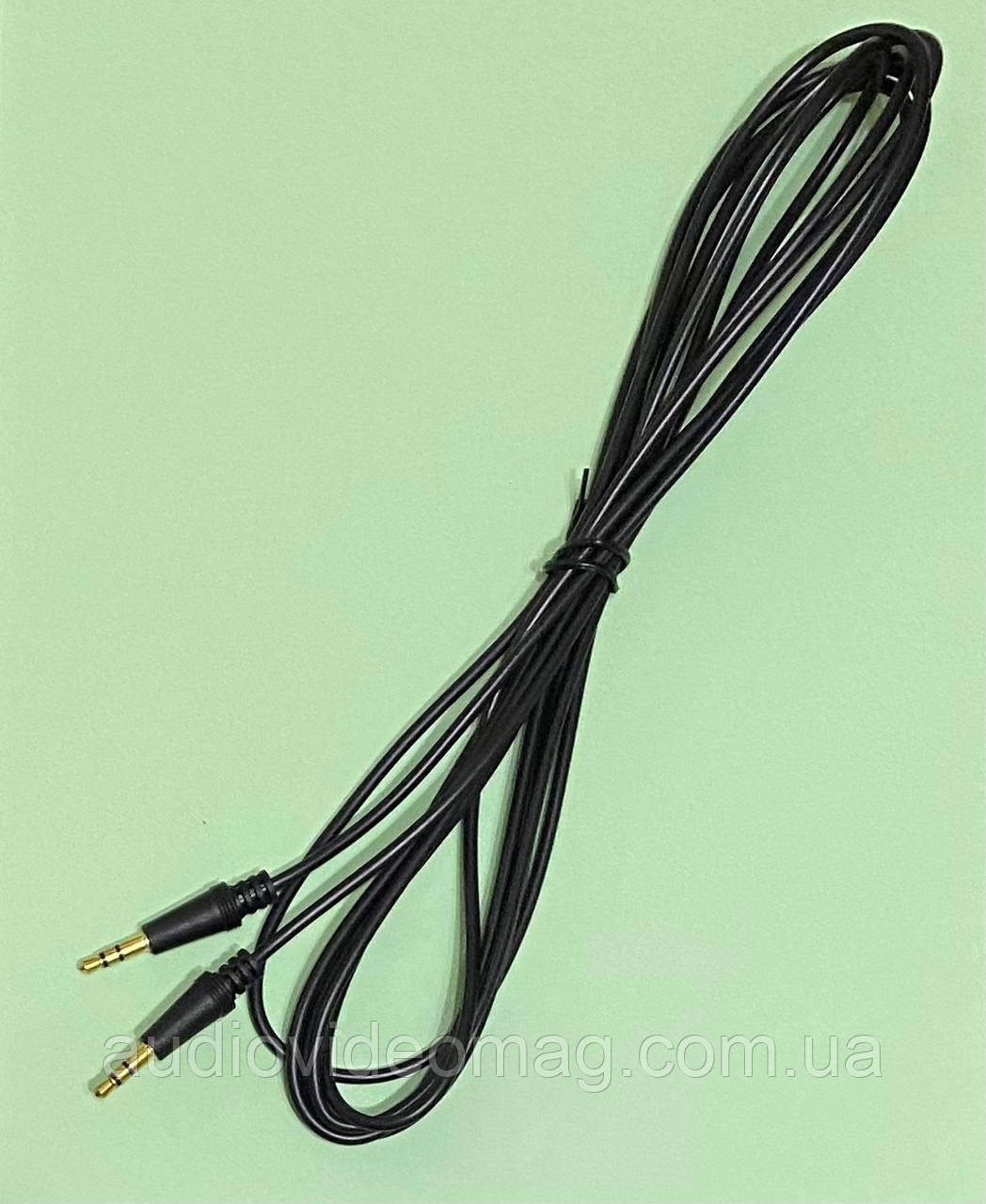 Кабель AUX 3 метра, стерео 3.5 штекер-штекер, фото 1