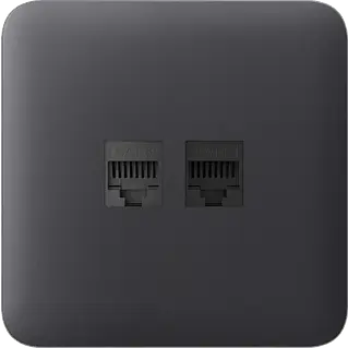 Фронтальна панель Ajax SoloCover (LAN) graphite |neper-99-1|