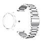 Комплект для годинника Xiaomi Watch S4 (прозорий бампер + сріблястий ремінець Rolex design 22 мм), фото 3