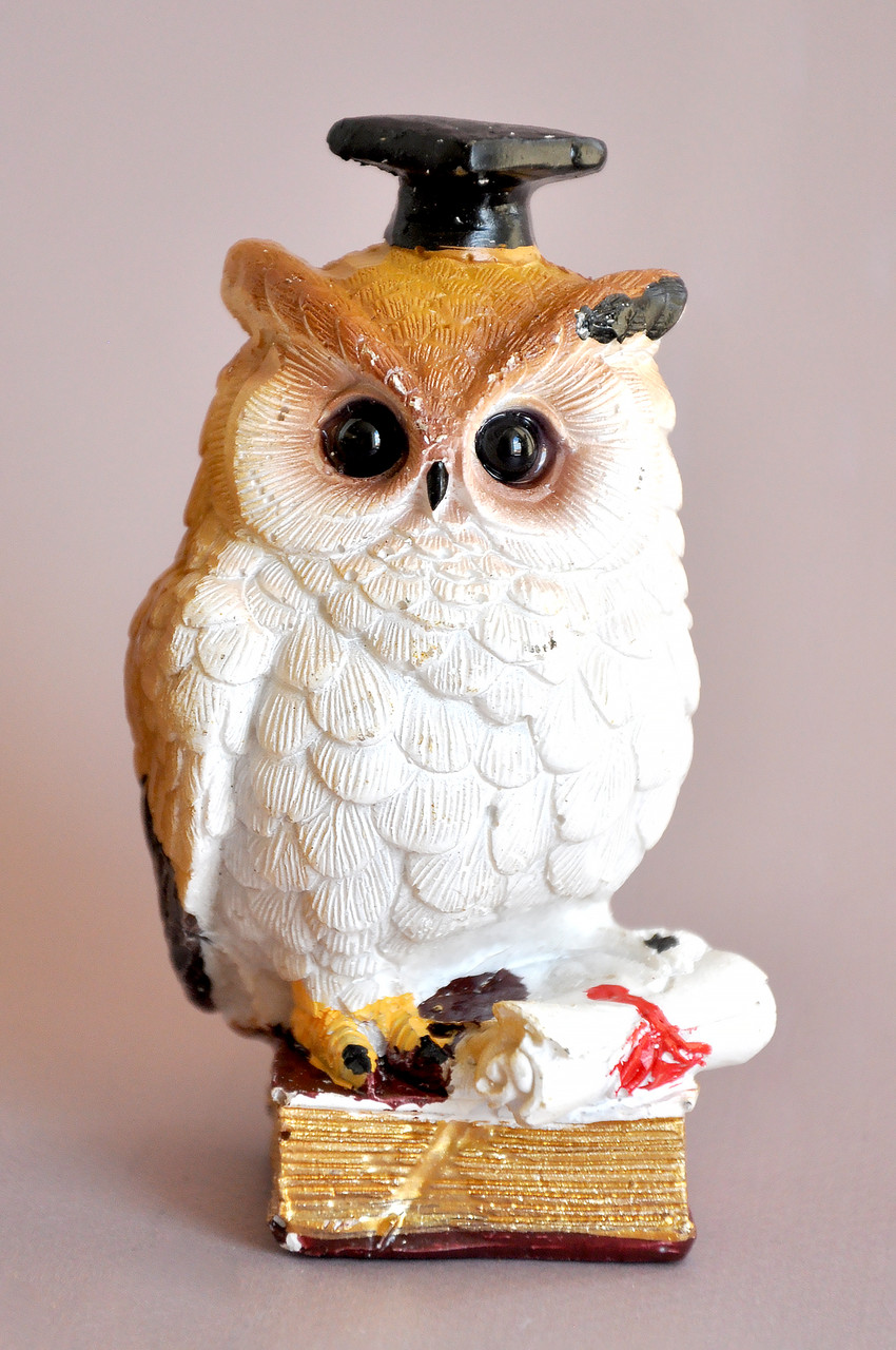 Керамічна статуетка "Сова", 8 х 5 см, фото 1
