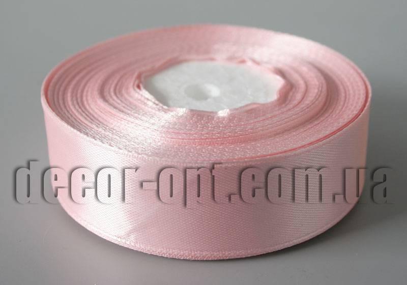 Стрічка атласна відтінок рожевого 2,50 см 36ярд арт.169