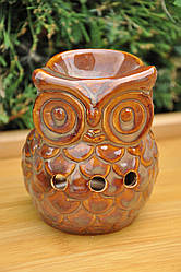 Керамічна аромалампа "Сова", 10 х 8 см