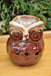 Керамічна аромалампа "Сова", 10 х 8 см