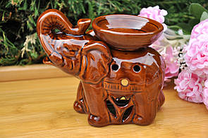 Керамічна аромалампа "Слон", 13 х 11 см