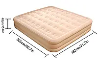 Надувне 2-сплальне ліжко JB 205*182*40 см з електронасосом JB