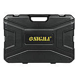 Набір насадок торцевих і біти, ключів, інструментів 1⁄4" 3⁄8" 1⁄2" 233 шт CrV SIGMA (6003871), фото 5