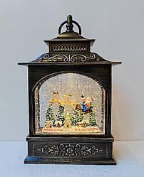 XMAS Новорічний нічник вінтажний ліхтар WDL-24007A