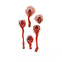 Тату Хелловін Рани 10 на 6 см червоний