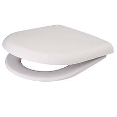 Кришка для унітазу Cersanit MERIDA поліпропілен з металевим кріпленням (000031391)