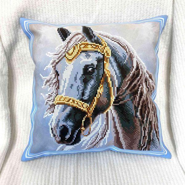 Наволочка декоративна "Сірий кінь" для вишивки (НД-243), фото 1