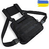 Плечова чоловіча сумка сумка, Чоловіча для тактичних цілей сумка-слінг тактична плечова MA-81, фото 4