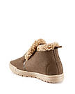 Жіночі напівчоботи DOMENIKA, Горіх/беж Тедді, фото 3