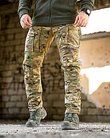 Зимние тактические штаны Sub-Zero Мультикам рипстоп с флисовой подкладкой и вентиляцией L |neper-9361|