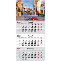 Календар настінний квартальний спіраль 29,7*42 Romantic 2