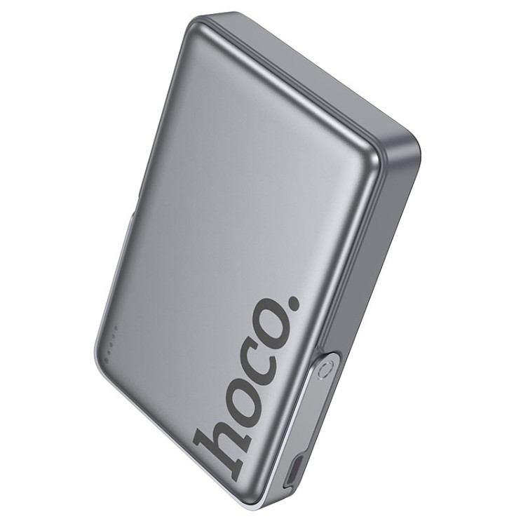 Power Bank Hoco Q36A Sunlight PD20W power bank magnetic suction+holder(10000mAh) Gray