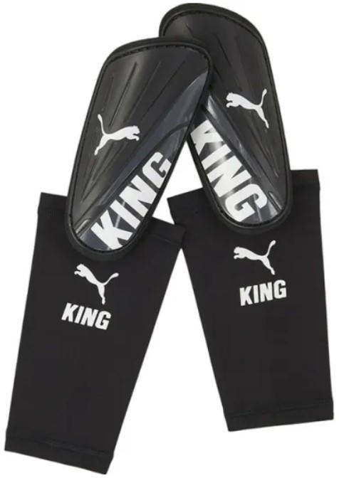 Щитки футбольні Puma King Sleeve Чорний Дит 030933-01, фото 1