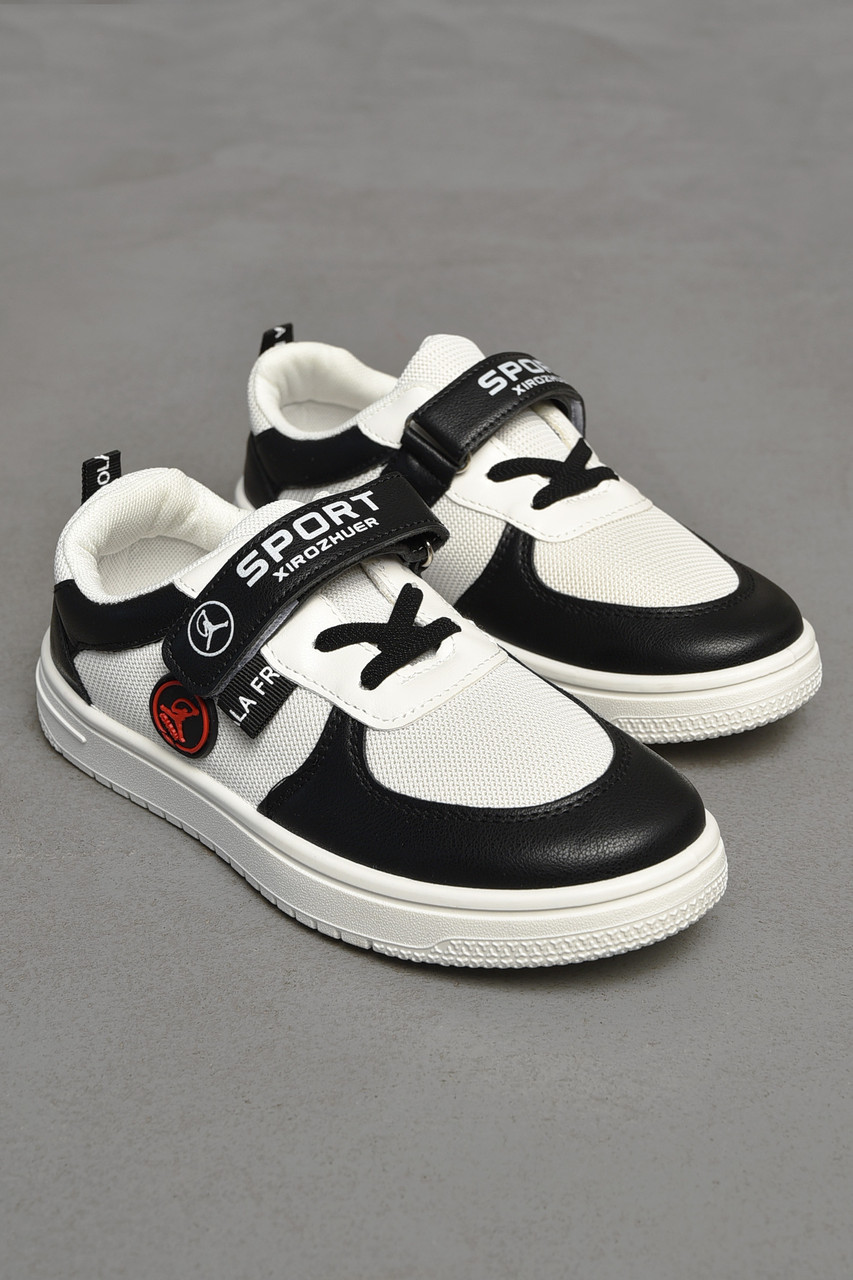 Кросівки дитячі чорного кольору 205857T Безкоштовна доставка, фото 1