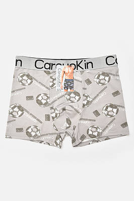 Боксери чоловічі сірого кольору з принтом 205919T Безкоштовна доставка