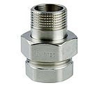 Американка-згін Raftec DN20 (3/4") пряма нікель AS01, фото 2