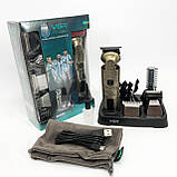 Машинка для стрижки волосся з професійними ножами VGR, Професійна машинка для стрижки волосся в салон PJ-95, фото 6