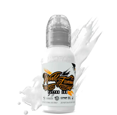 Краска для тату World Famous Ink Mixing White 30 мл, фото 1