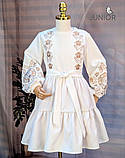 Сукня -вишиванка для дівчинки з шикарним вишитим візерунком (134-152р), фото 2