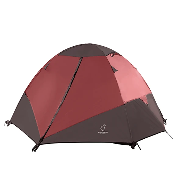 Двомісна палатка Wolf Leader P080 бордо, фото 1