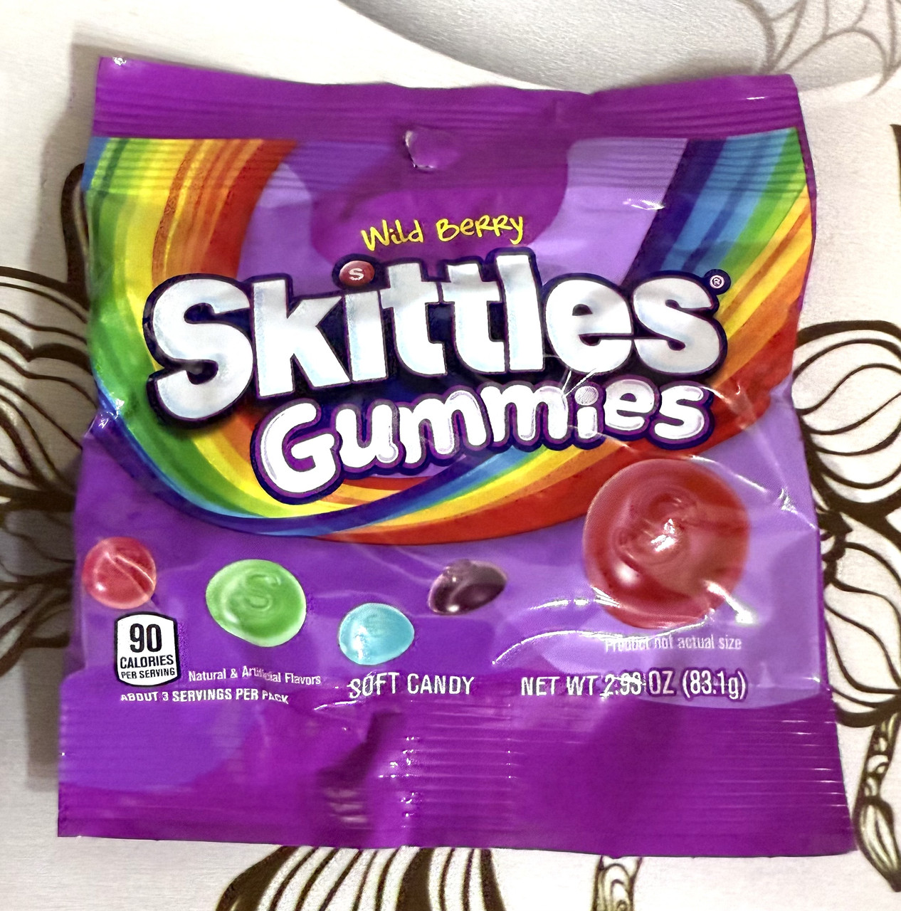 Желейні цукерки Skittles Gummies Wild Berry Ягідні смаки
