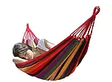 Гамак підвісний без планок мексиканський червоний 1000, фото 2
