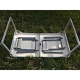 Компактний міні столик 61.5 см х 42.5 см х 26.5 см зелений, фото 4