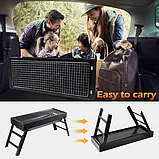 Настільний вугільний гриль портативний з ґратами для пікніка, фото 3