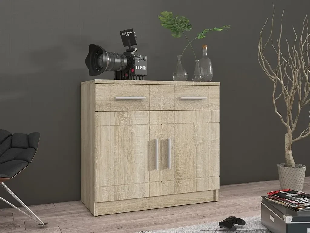 Комод для вітальні Marakuja 2F2S, дуб сонома, фото 1