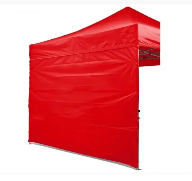 Бічні стінки для розсувних наметів червоні, фото 1