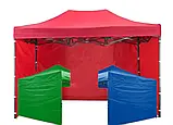 Бічні стінки для розсувних наметів червоні, фото 3