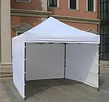 Бічні стінки для розсувних наметів білі, фото 2