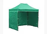 Бічні стінки для розсувних наметів зелені, фото 2