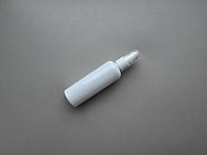 100 - 107 мл ПЕТ Круглий білий флакон тара з кремовим дозатором білим 20/410 для гелей, лосьонів, фото 2