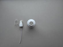 100 - 107 мл ПЕТ Круглий білий флакон тара з кремовим дозатором білим 20/410 для гелей, лосьонів, фото 5