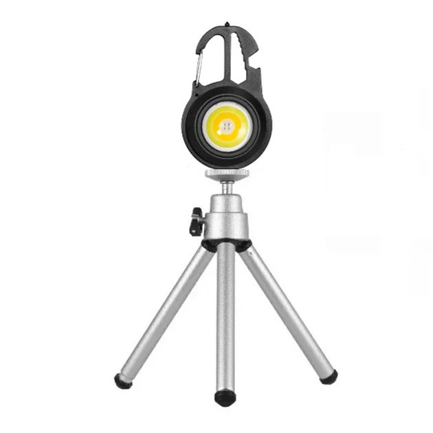 Акумуляторний LED-ліхтарик Type-C, 7 режимів + штатив, викрутки, фото 1