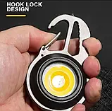 Акумуляторний LED-ліхтарик Type-C, 7 режимів + штатив, викрутки, фото 5