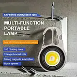 Акумуляторний LED-ліхтарик Type-C, 7 режимів + штатив, викрутки, фото 7