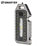 LED ліхтарик, Type-C, 5 режимів, карабін, свисток, фото 2