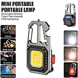 Акумуляторний LED-ліхтарик Type-C, 7 режимів і штатив, фото 2