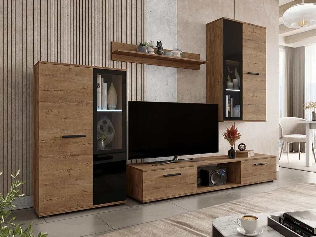 Стенка Fiesta, дуб Лефкас, фото 1