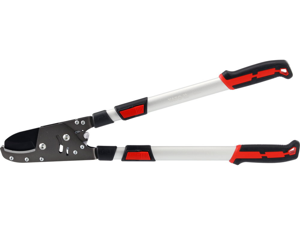 Телескопічний алюмінієвий секатор з тріскачкою та ковадлом YATO YT-88299, фото 1