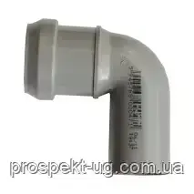 Відвід ПП 32х90° внутрішня каналізація, фото 1