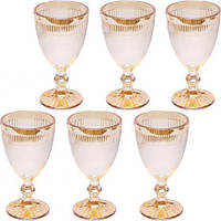 Від 6 шт. Келих із кольорового скла 200мл T0204J Золото купити дешево оптом в інтернет-магазині