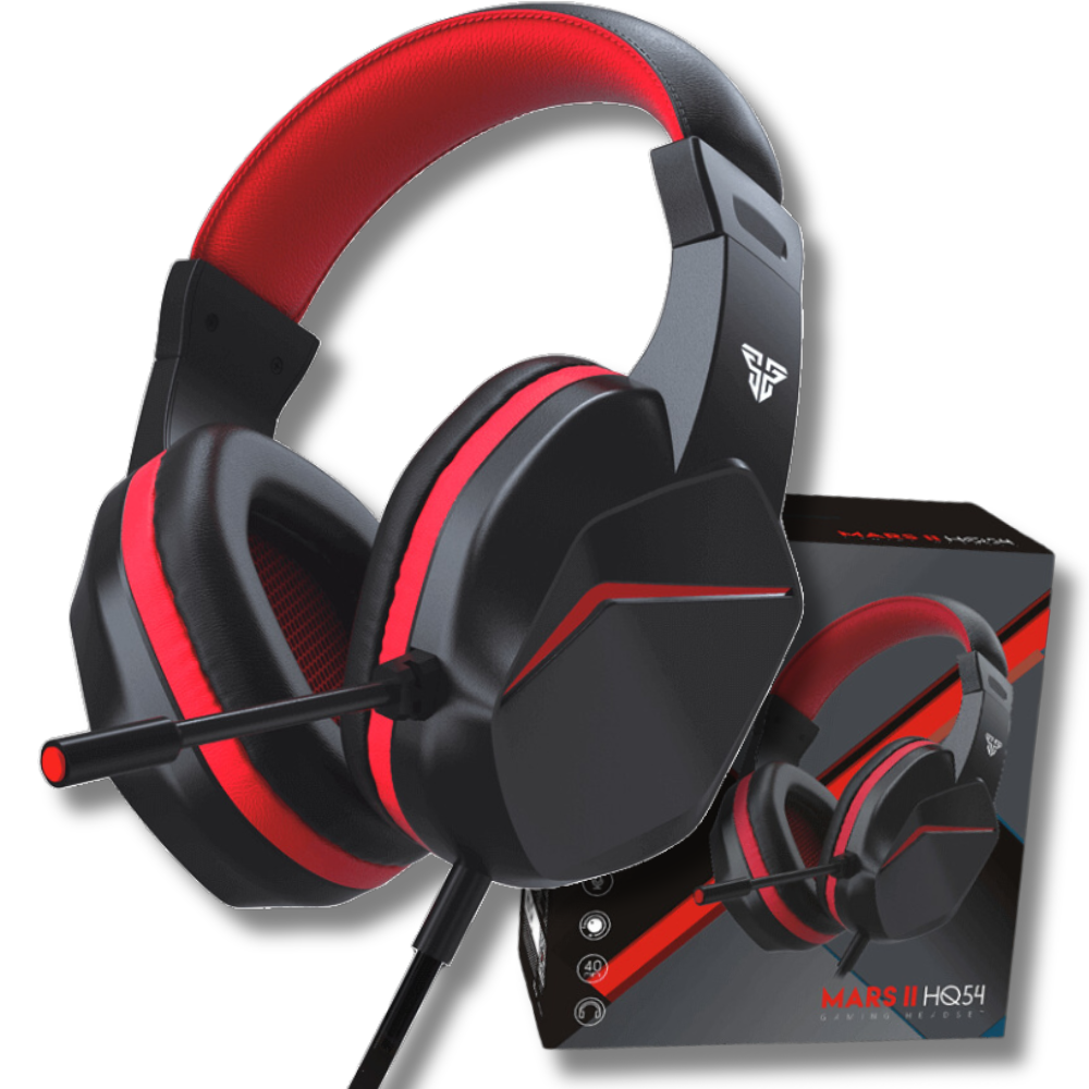 Навушники геймерські провідні з мікрофоном гарнітура для комп'ютера накладні ігрові 3,5мм Fantech Mars, фото 1