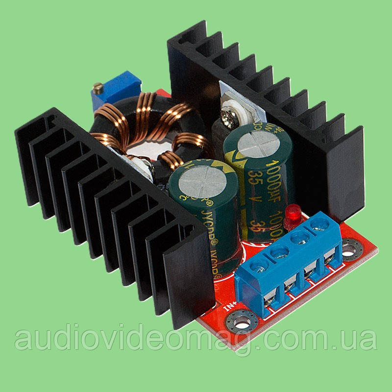 Підвищувальний DC-DC перетворювач 150W Uin 10-32V / Uout 12-35V / Iout 6-10А, фото 1